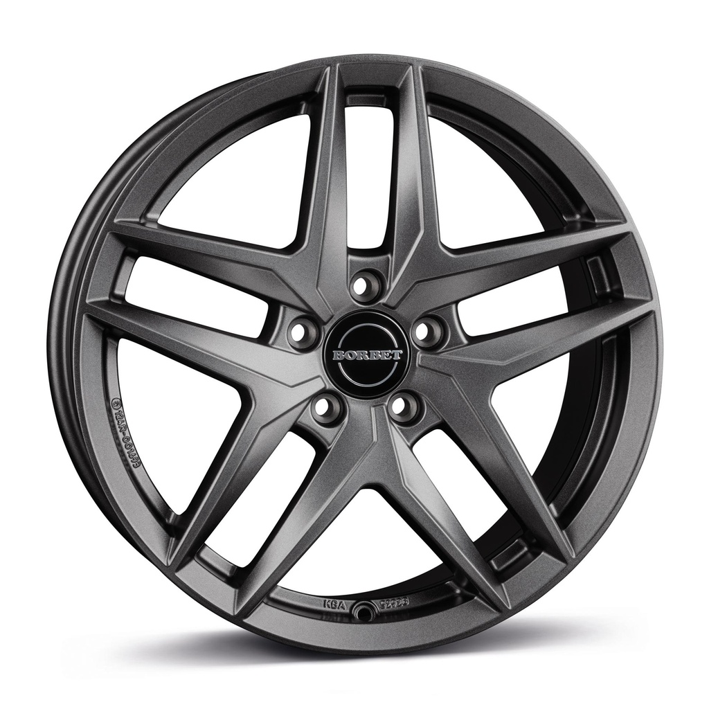 BORBET Z DARK GREY MATT 7.5x18 5/112 ET43 CB57.1