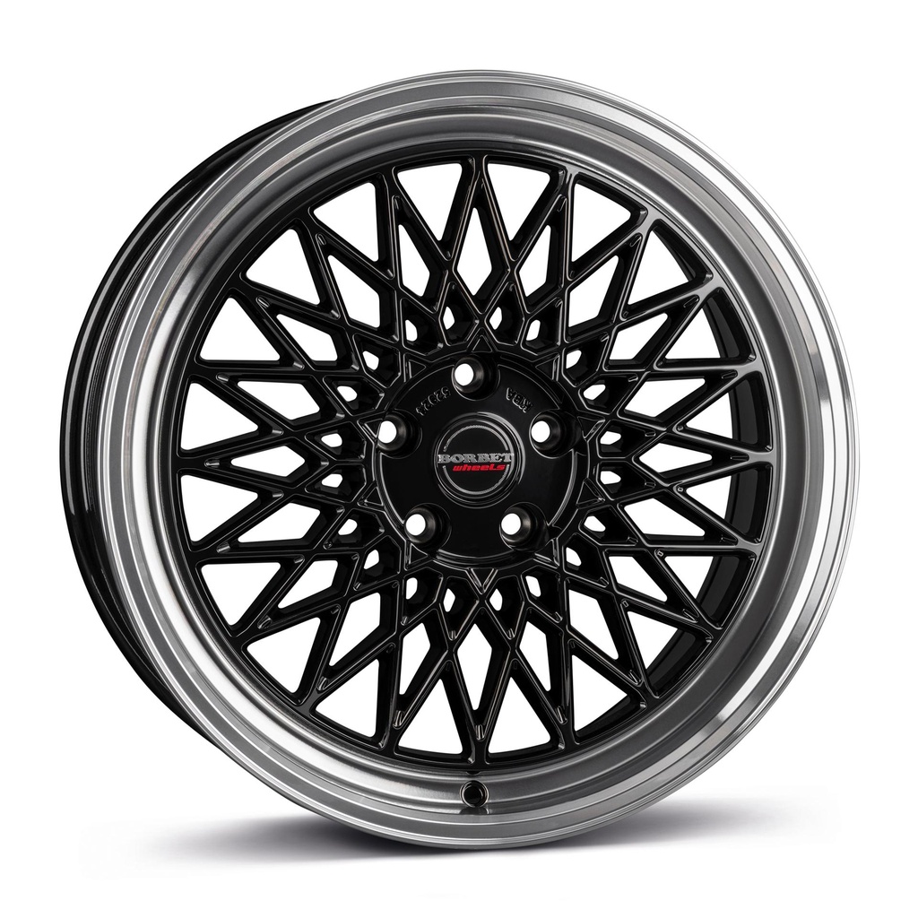 BORBET B BLACK RIM POL 7.5x16 4/100 ET30 CB64.1