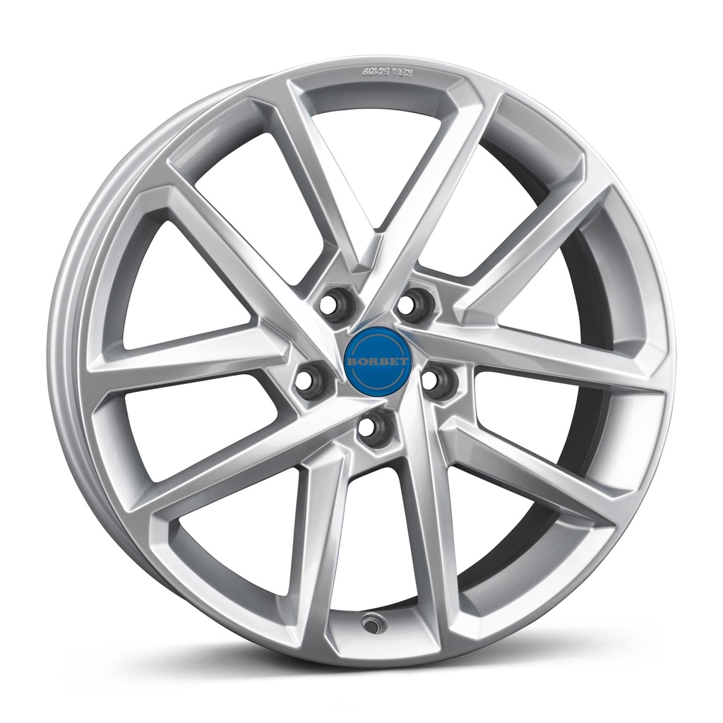BORBET N CHRYSTAL SILV 7.5x17 5/108 ET50 CB72.5
