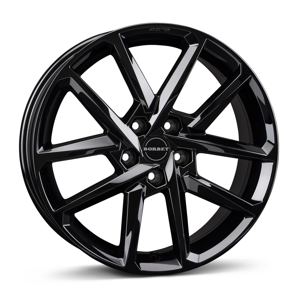 BORBET N BLACK GLOSSY 7.5x18 5/112 ET50.1 CB57.1