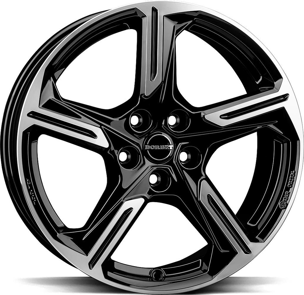 BORBET XE1 BLACK POL 7.5x18 5/112 ET25 CB66.6