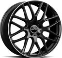 GMP BERGHEM BLACK DIAM LIP 9x19 5/112 ET48 CB66.6