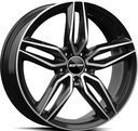 GMP FASTEN BLACK DIAM 8x18 5/112 ET45 CB66.6