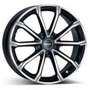 MAK DAVINCI BLK/POL 7x17 5/114.3 ET43.5 CB67.1