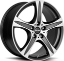 RONAL R55 SUV MATT BLACK FRONT CUT 7.5x17 5/120 ET45 CB72.5