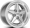 RONAL R9 SILV RIM LIP CUT 7x16 5/120 ET20 CB82