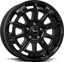 BROCK B45 SATIN BLACK MATT 7x17 5/112 ET51 CB66.6