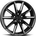 BORBET LX19 BLACK MATT SILV SPOKE RIM 8x19 5/114.3 ET45 CB72.5