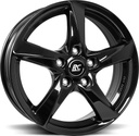BROCK RC30 SHINY BLACK 6x16 4/100 ET50 CB54.1