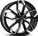 BROCK RC34 BLACK FULL POL 8x19 5/108 ET48.5 CB63.4