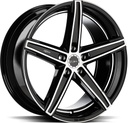 OXGIN EVOLUTION BLACK FULL POL 7.5x17 5/120 ET55 CB72.6