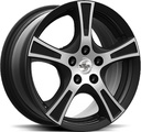SPATH SP01 TRAILER BLACK MATT POL 5.5x15 5/112 ET30 CB66.6