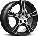 SPATH SP01 TRAILER BLACK MATT POL 5.5x14 5/112 ET30 CB66.6